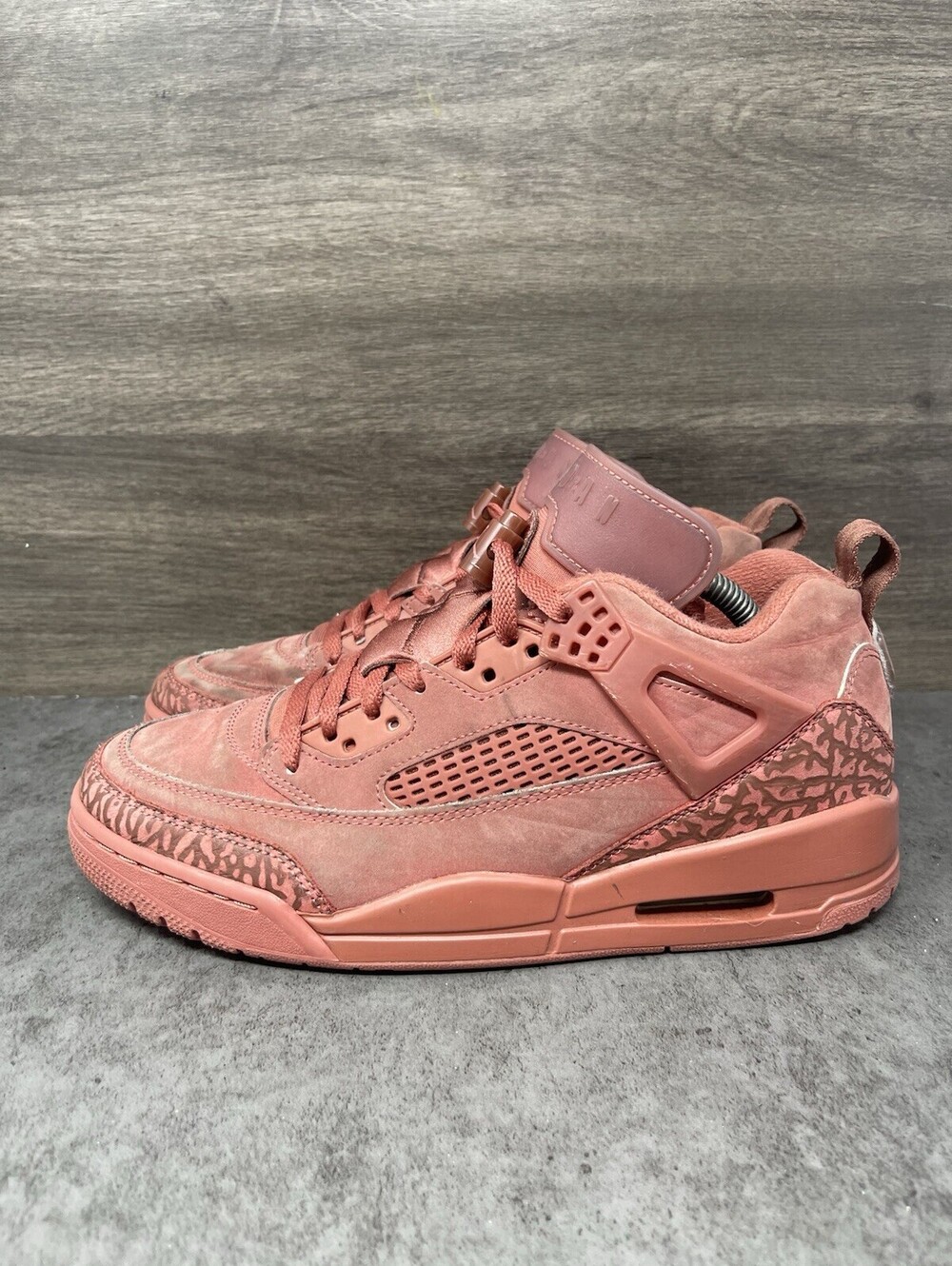 Air Jordan Spizike Low Chinese New Year Size 8 Mens Red Suede Shoes FJ6372-600